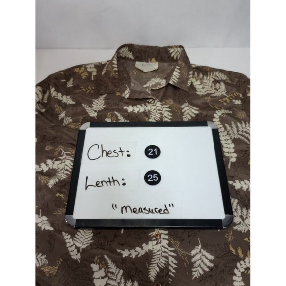 Vintage Hooper Associates Women Top Size 18 Long Sleeve Button Up - Picture 4 of 5